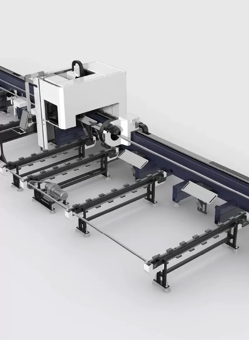 3 Chuck Automatic Loader for Tube Laser Cutting Machine