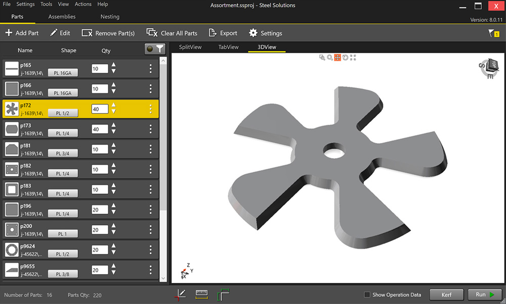 DXF Part Viewer