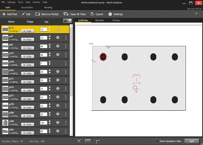 Steel Solutions Part Viewer